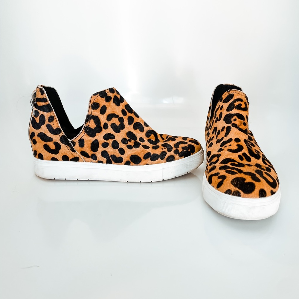 Steve Madden wedged leopard print sneaker